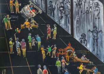 نقاشی از هنرمند همایون کلانتر  